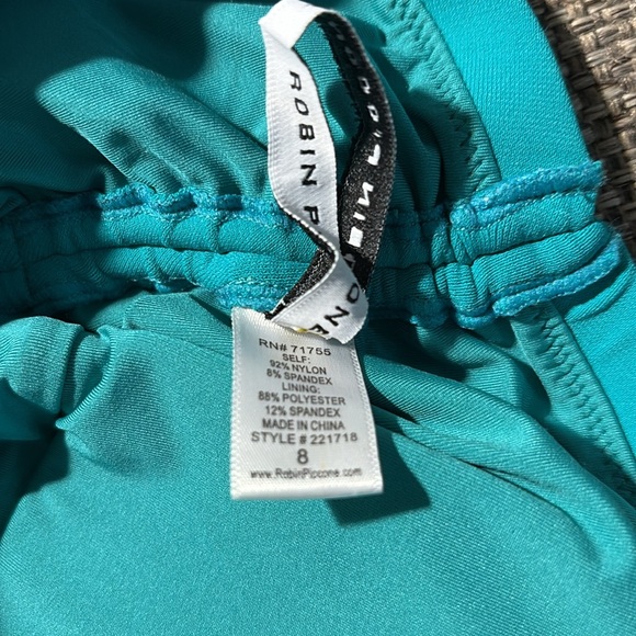 Robin Piccone Aubrey Bandeau One Piece Swimsuit in Ocean SZ 8 NWOT - Picture 5 of 5